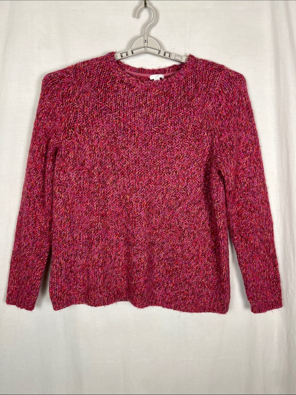 J. Jill Wool Blend Pink Knit Sweater